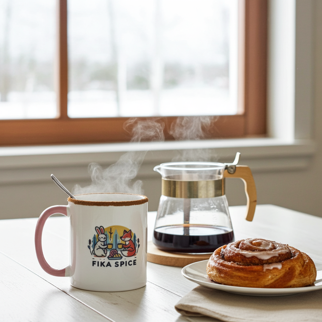 Maple Sugar Fika Spice Makes a Great Fika Finish for an Elegant Coffee at Home