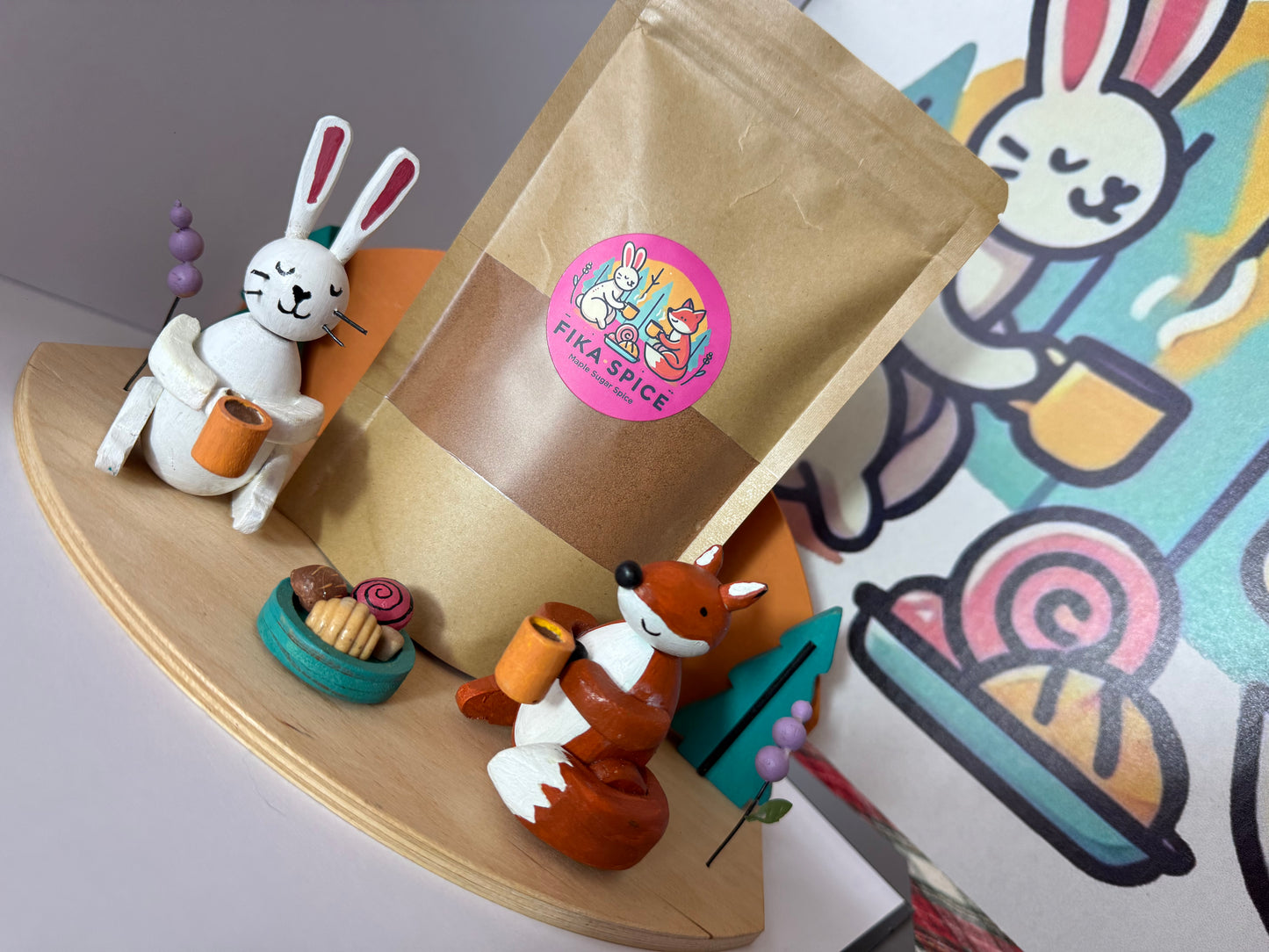 One Maple Sugar Fika Spice Bulk Bag (3XBottle)