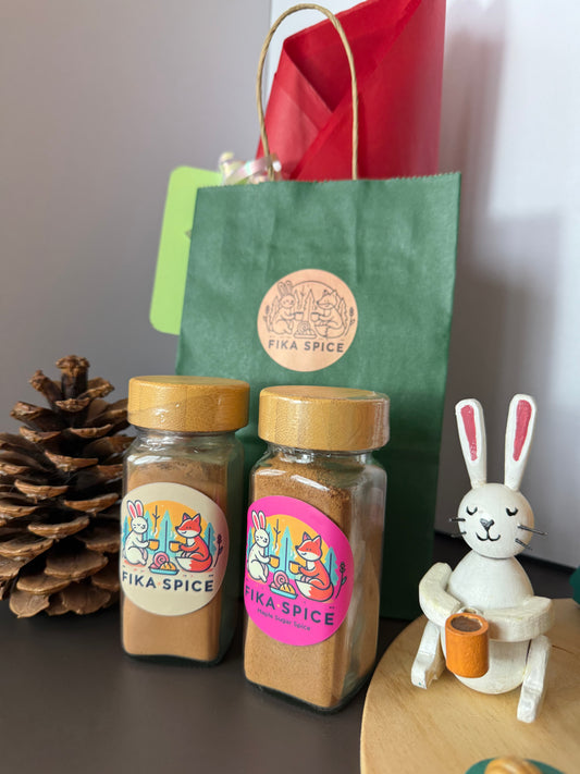 Small Business Saturday Deal: One Fika Spice, One Maple Sugar Fika Spice, Plus Gift Bage