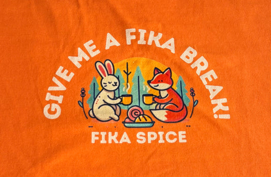 Give Me a Fika Break! T-Shirt - Orange