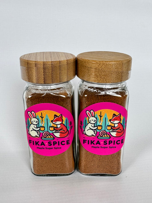 Two Maple Sugar Fika Spice Bottles